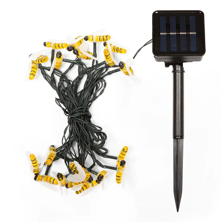 Kikkerland Bee Solar String Lights