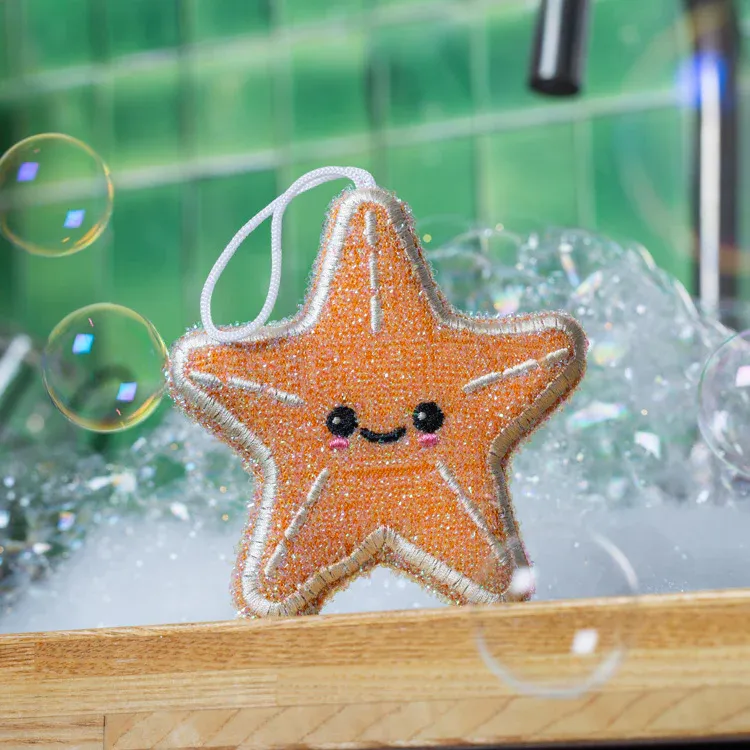 Kikkerland Starfish Scrub Sponge