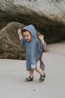 Tofino Towel Co. The Pebble Kid's Indigo