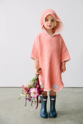 Tofino Towel Co. The Pebble Kid's Coral
