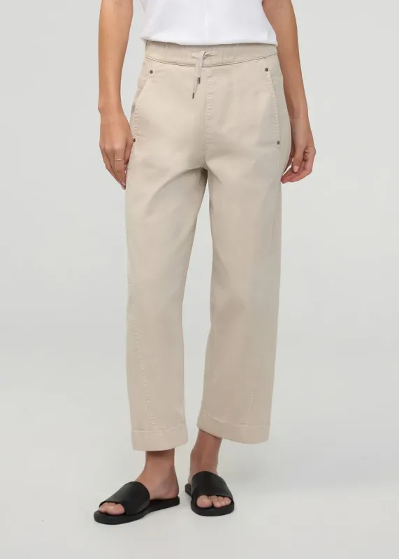DUER FlexTwill Barrel Pull On Pant Sandstone