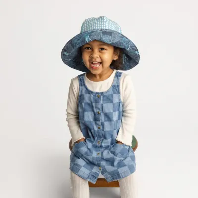 Newbornlander Summer Hat Ocean Deep