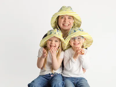 Newbornlander Summer Hat Whale Dance