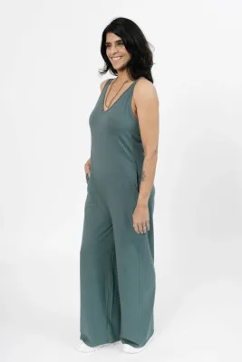 Smash + Tess Tuesday Romper Smoky Green