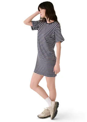 Lole Dynamic Tee Dress Dynamic Stripe Outerspace