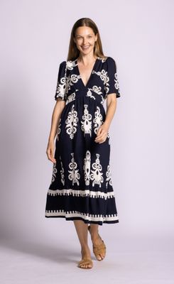 Pink Martini Bellingham Dress Navy