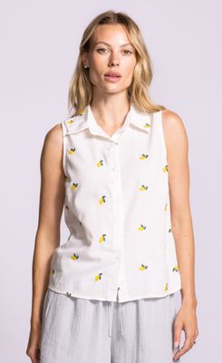 Pink Martini Becky Top White