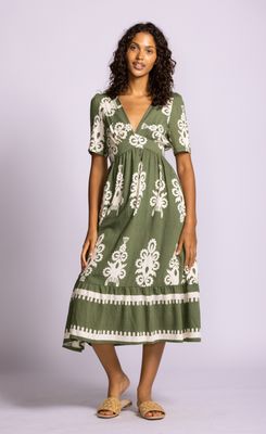 Pink Martini Bellingham Dress Green