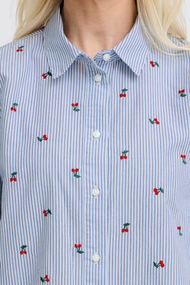 B. Young BYFenix EMB Shirt Della Robbia Blue