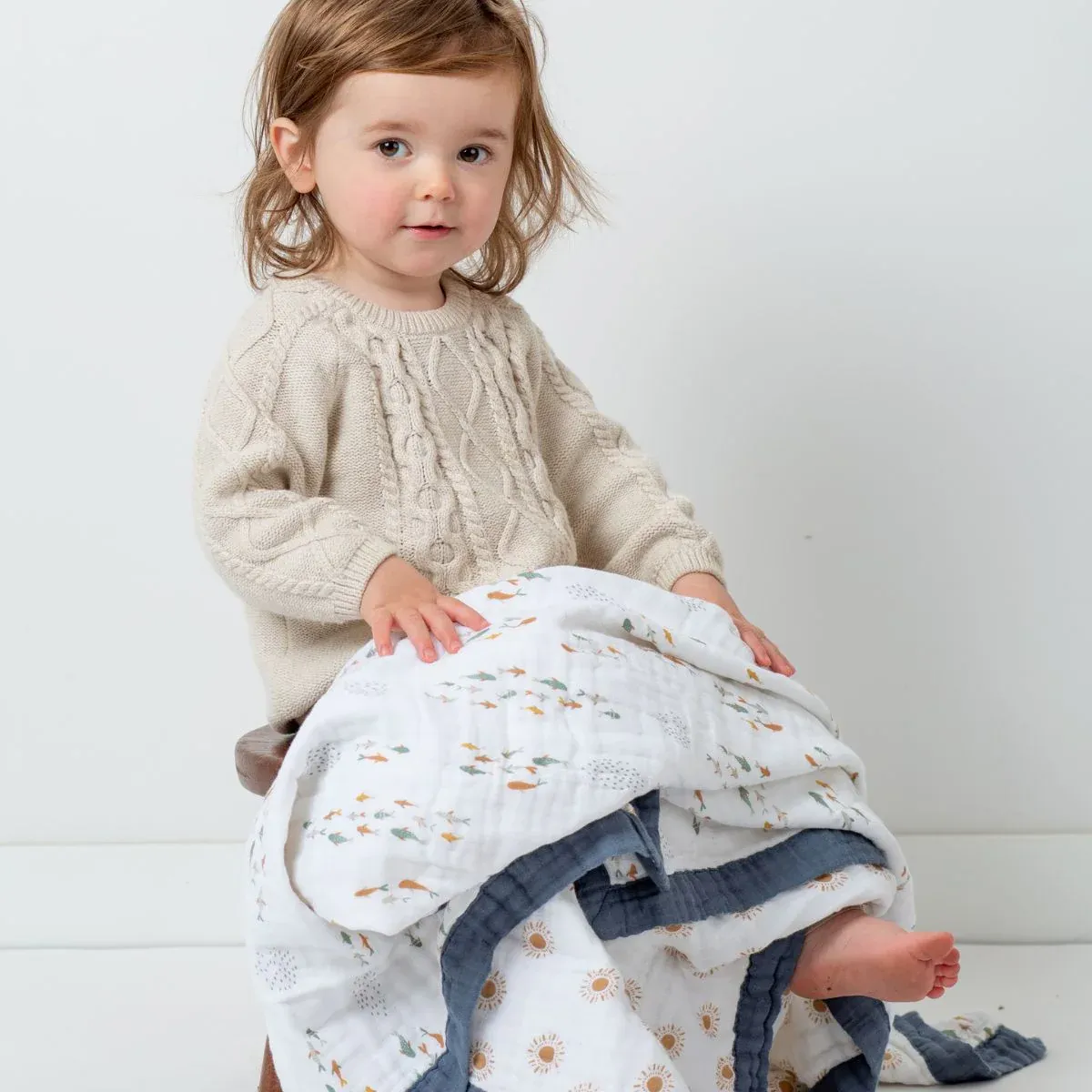 Lulujo Classic Quilt Fish &amp; Sun