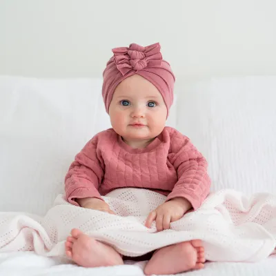 Lulujo Celluar Blanket Pink