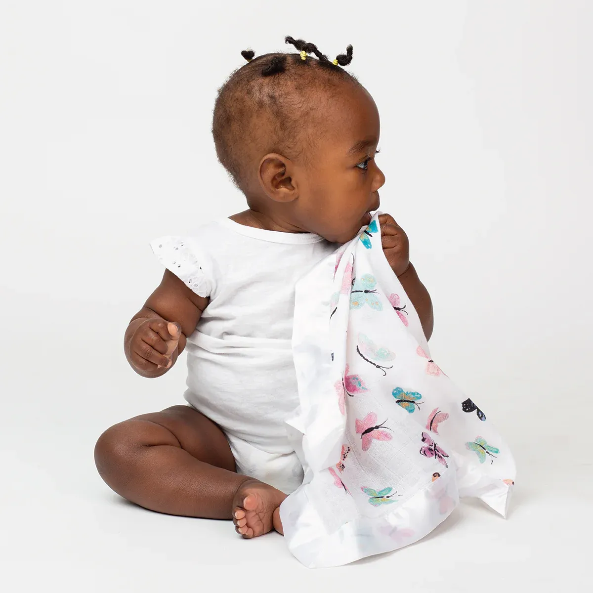 Lulujo Security Blankets 2 Pack Butterfly