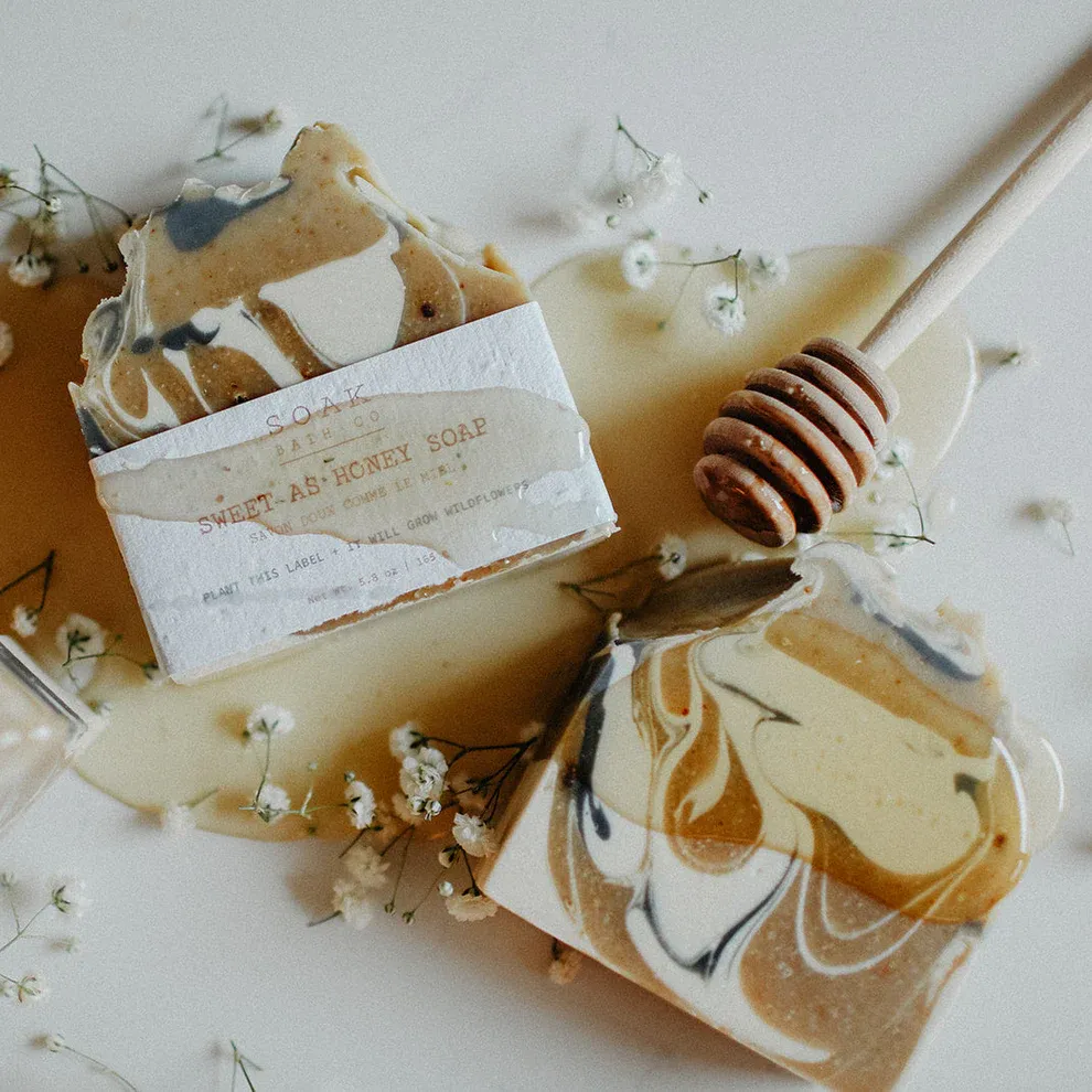 Soak Bath Co Sweet as Honey Soap Bar