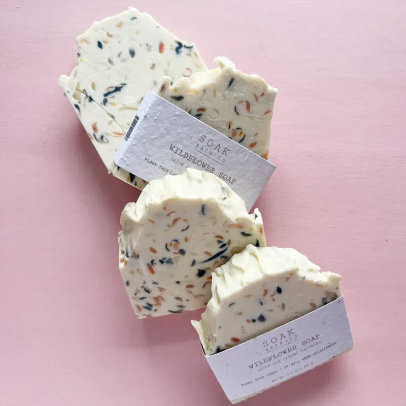 Soak Bath Co Wildflower Soap Bar