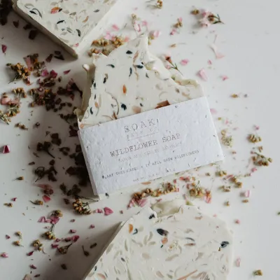 Soak Bath Co Wildflower Soap Bar