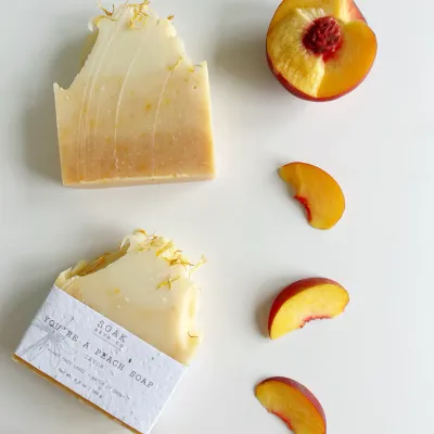 Soak Bath Co You're a Peach Soap Bar