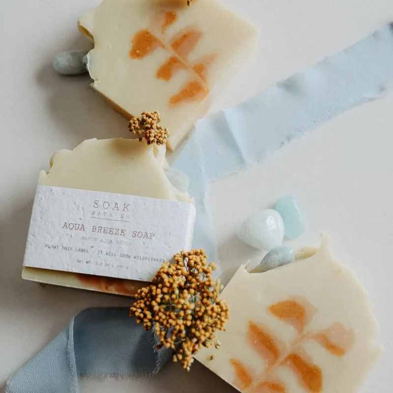 Soak Bath Co Aqua Breeze Soap Bar