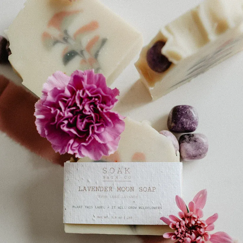 Soak Bath Co Lavender Moon Soap Bar