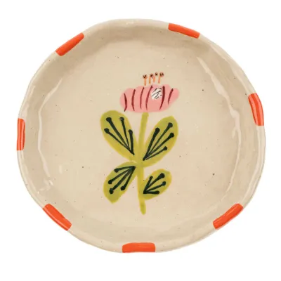 Indaba Flora Pottery Mini Dish Poppy Small