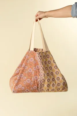 Indaba Cleo Market Bag Peach