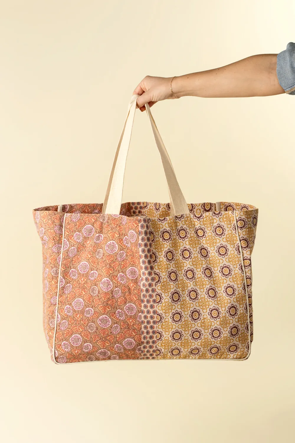 Indaba Cleo Market Bag Peach