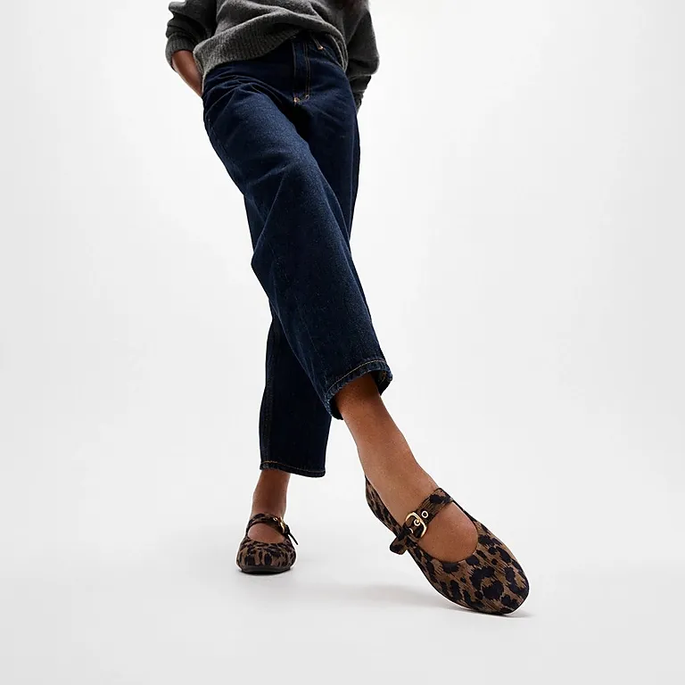 FitFlop Delicato Leopard Mary Janes