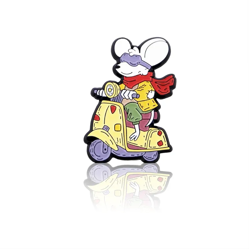 Mouse on a Scooter PinBox