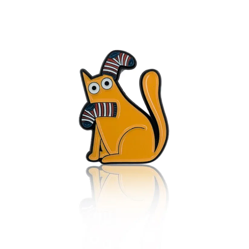 Cat in Socks PinBox