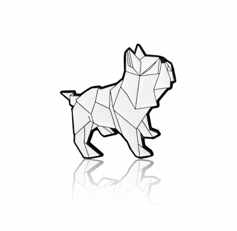 Geometric Bulldog PinBox
