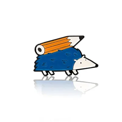 Hedgehog with a Pencil PinBox