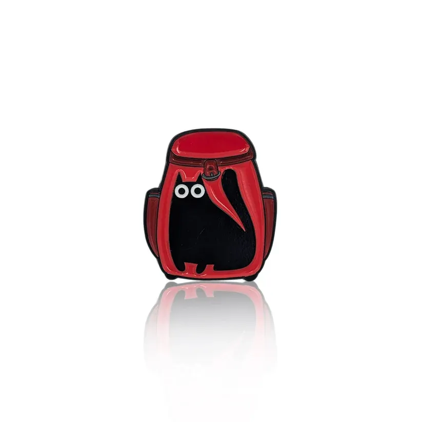 Cat in a Backpack PinBox