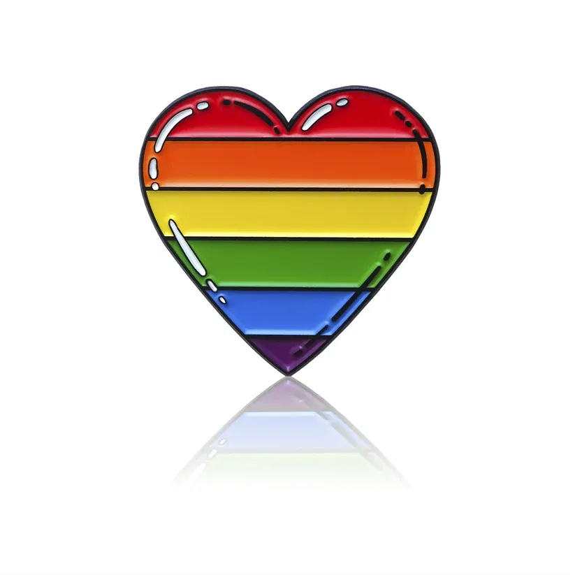 Rainbow Heart PinBox