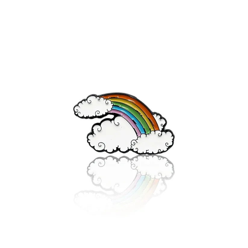 Rainbow and Clouds PinBox