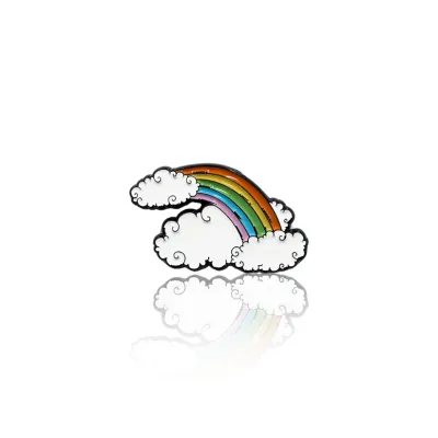 Rainbow and Clouds PinBox