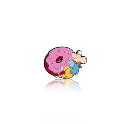 Mouse Hugging Donut PinBox