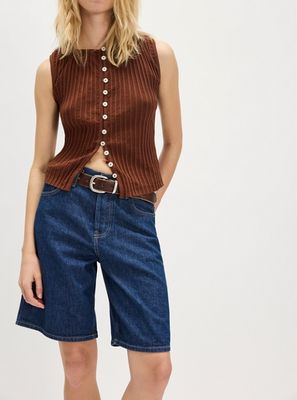 Free People Tilly Vest Honey Bronze