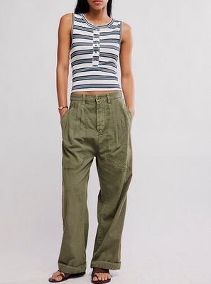 Free People Clover Dropped Trouser Adventurer