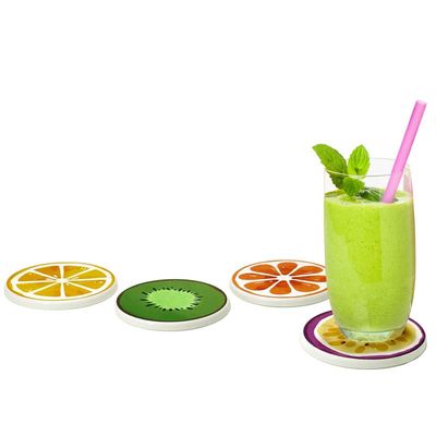 BIA Tropical Fruit Coasters Set of 4