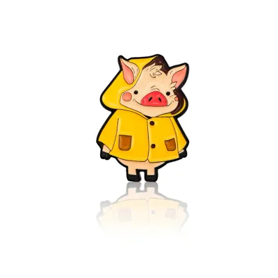 Rainy Day Pig PinBox