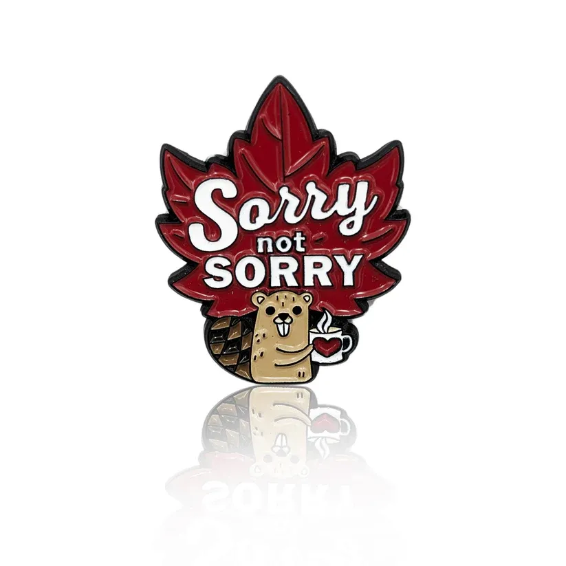 Sorry Not Sorry Maple PinBox