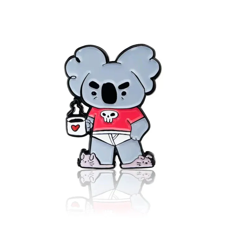 Koala with a Cup of Coffee PinBox