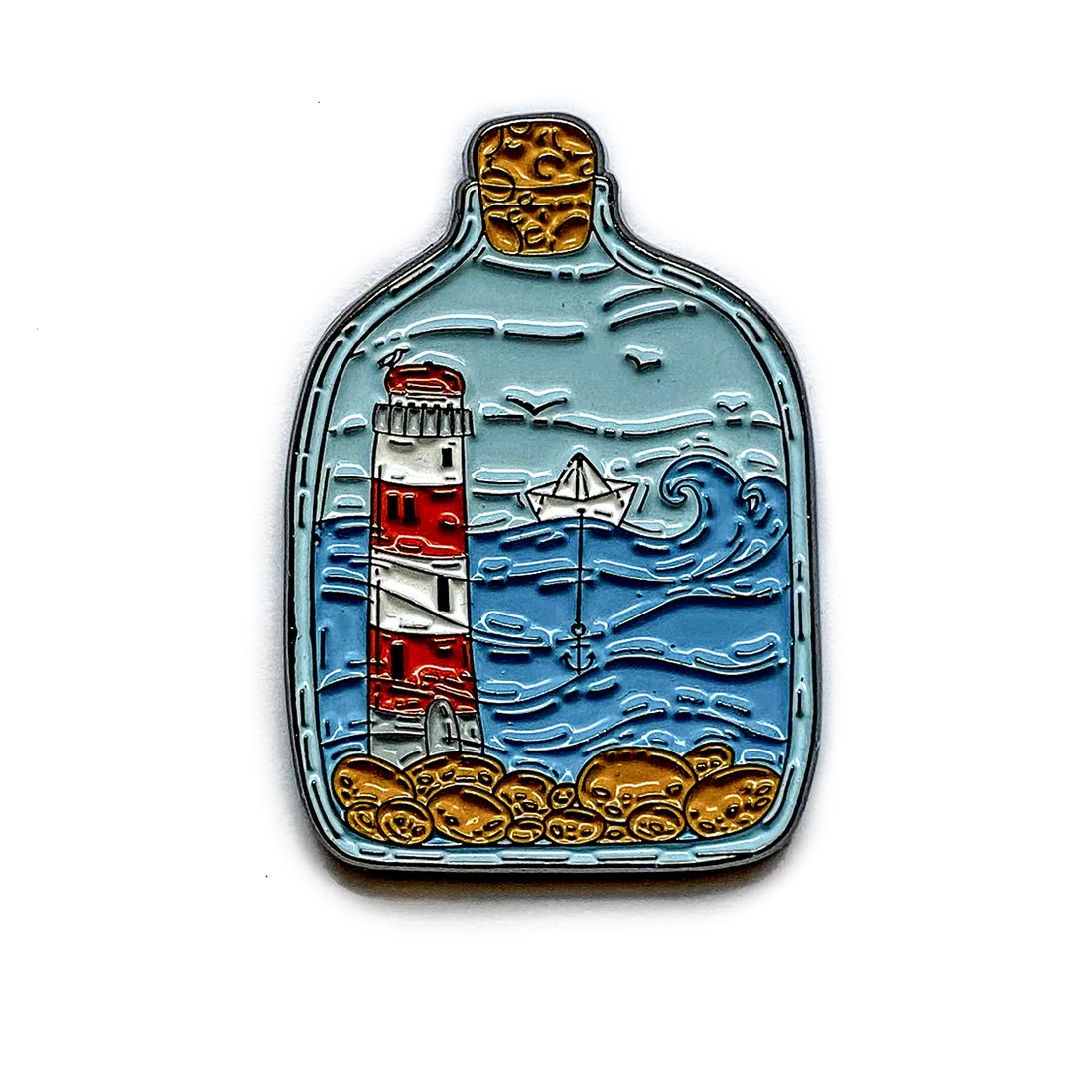 Sea in a Bottle PinBox