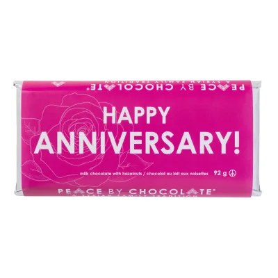 Peace by Chocolate Happy Anniversary Milk Bar 92g