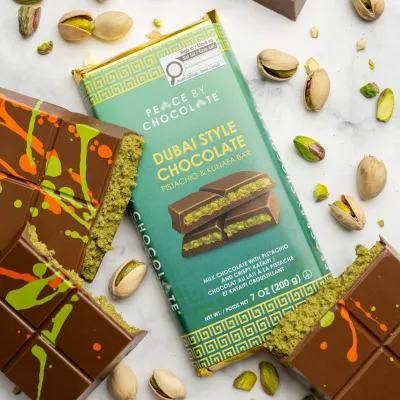 Peace by Chocolate Dubai Style Chocolate Bar Peace by Chocolate Dubai Style Chocolate Bar