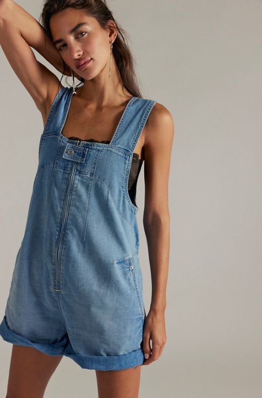 Free People Jude Shortall Light Indigo