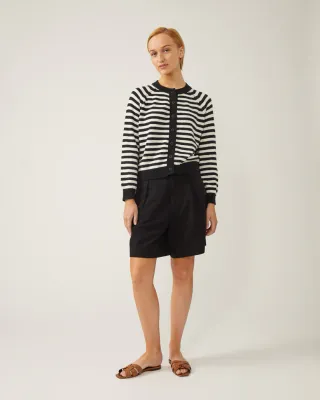 Naif Christine Cardigan Black/Ivory