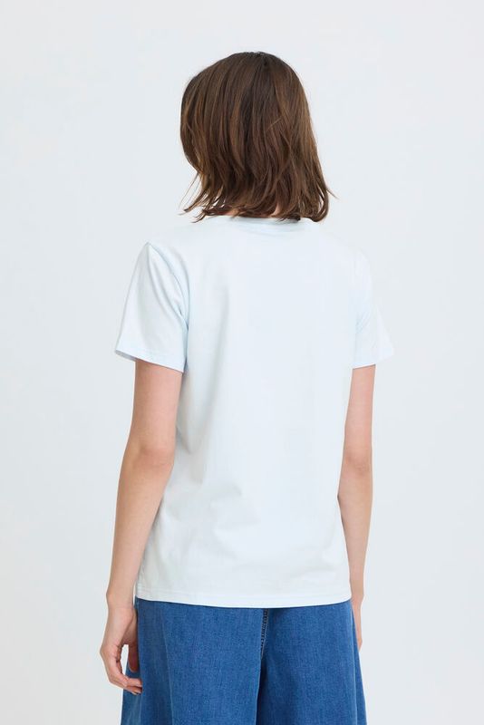 Fransa FRZashoulder V Neck Tee Country Air