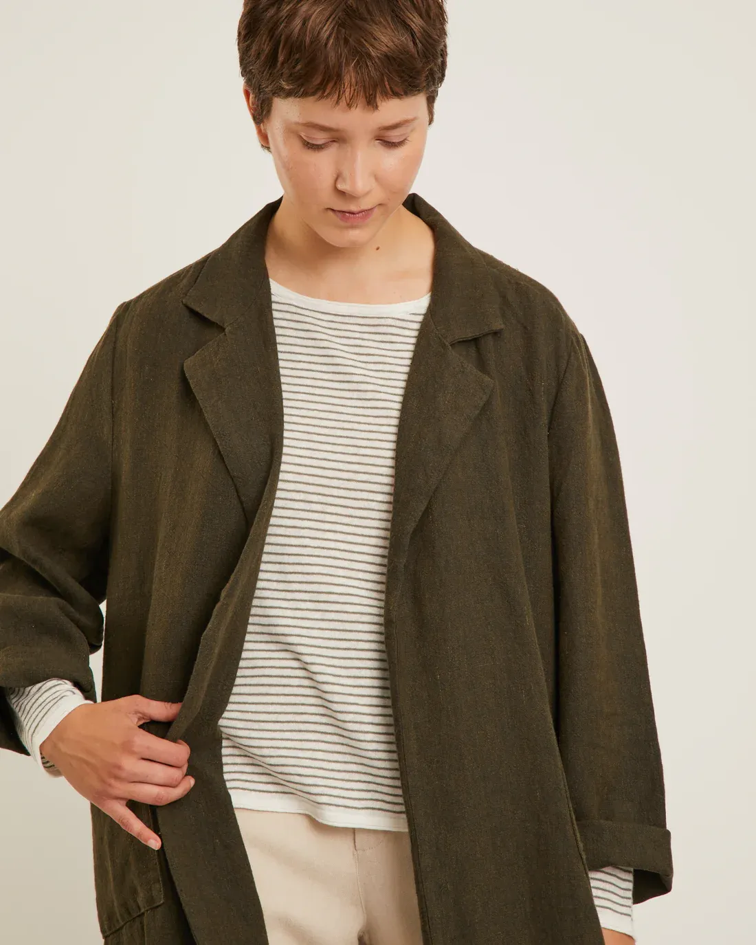 Naif Wilo Sweater Ivory/Celadon