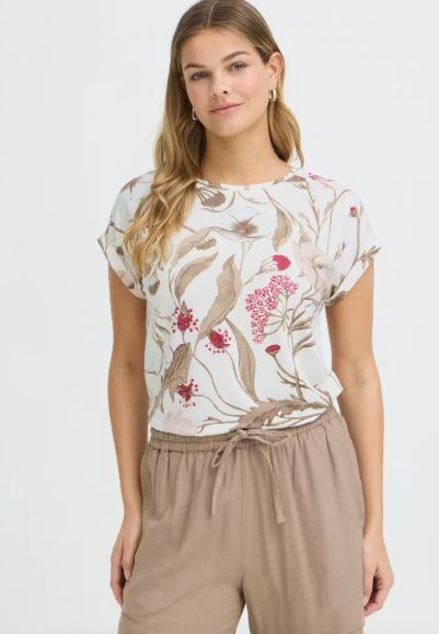 Fransa FRSeen Tee Savannah Floral