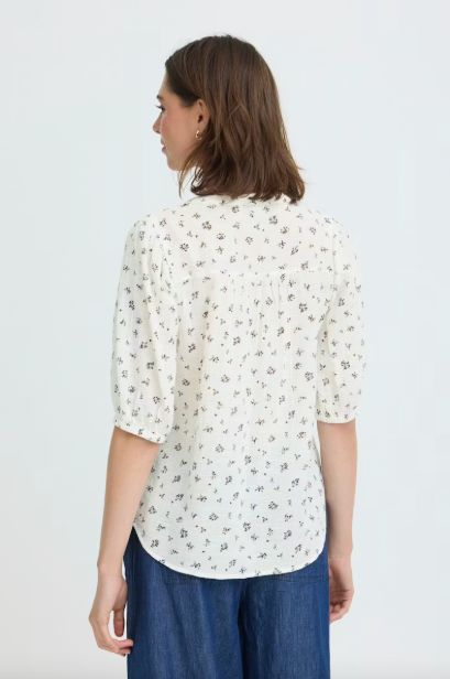 Fransa FRBobbi Blouse Cream Floral